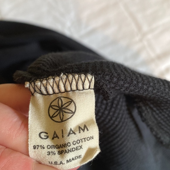 Gaiam Waffle Knit Open Cardigan Sweater - Picture 8 of 8